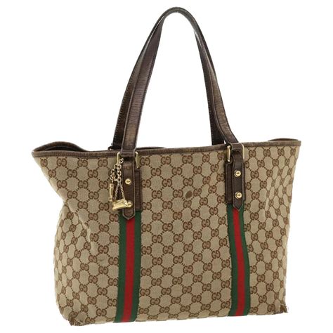 gucci shelly line tote bag